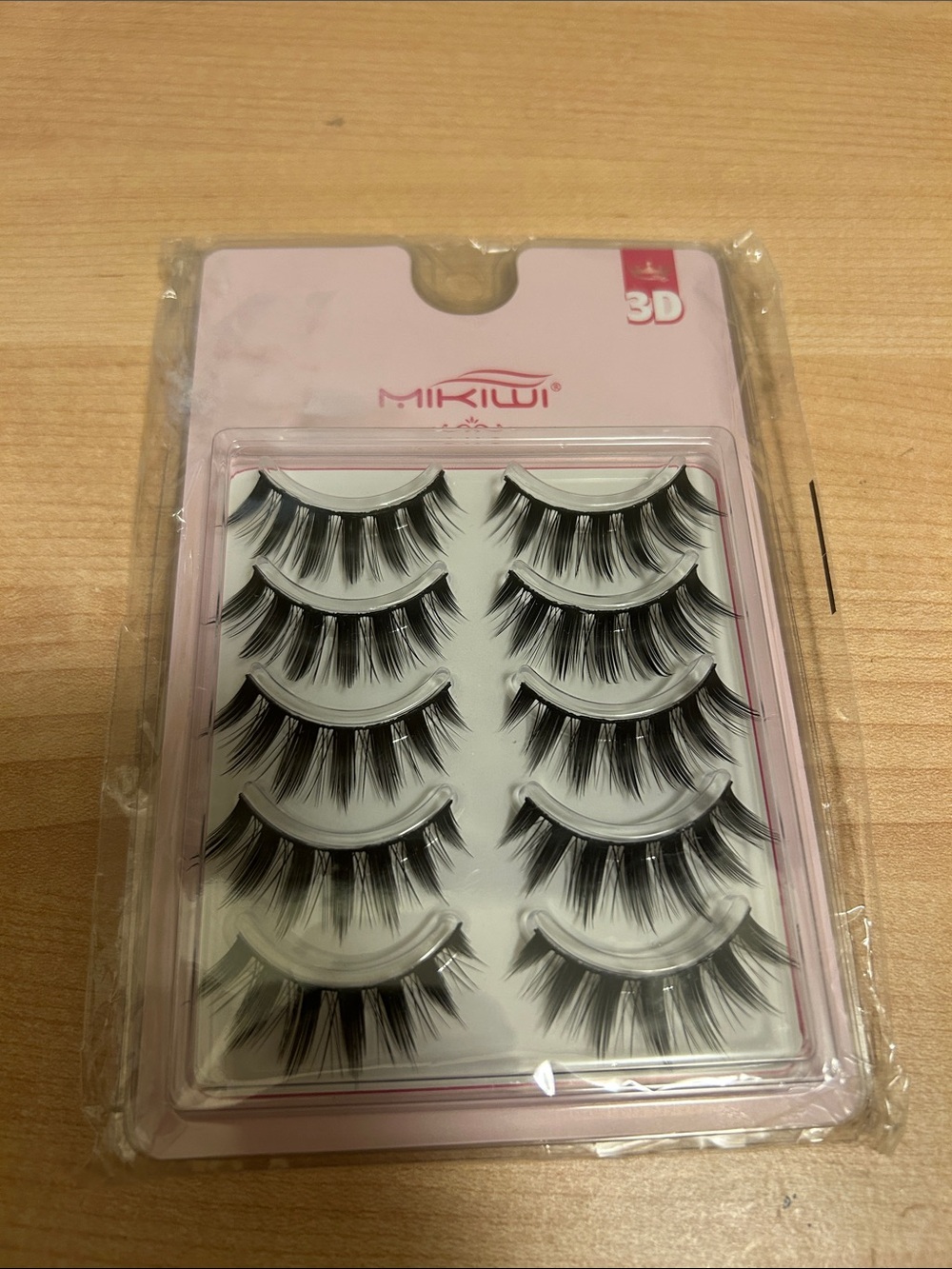 🆕 3D False Eyelashes - Black (5 Pairs)